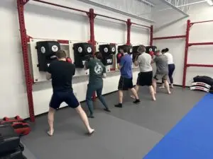 Muay Thai bag work