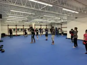 Happy Adult Martial Arts Students