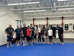 Adults after a Martial Arts training session in Albany NY